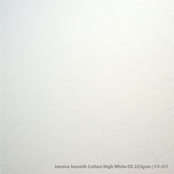 Innova IFA05 Smooth Cotton Heavyweight Papier in hellweiß mit glatter Oberfläche, A4 für Drucker und Kopierer