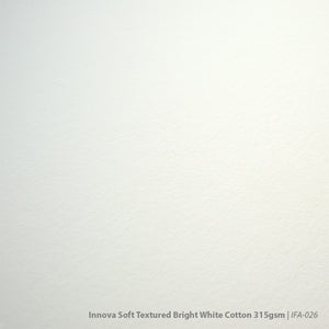 IFA26 Soft Textured Cotton BW  315 A4 25 Sheets