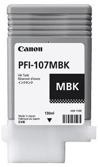 Canon Tinte mattschwarz PFI-107MBK 130ml