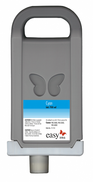 easy inks Tintentank Cyan für Canon PFI-1700 kompatibel für imagePROGRAF PRO-2000, PRO-4000, PRO-400