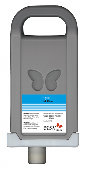 easy inks Tintentank Cyan für Canon PFI-1700 kompatibel für imagePROGRAF PRO-2000, PRO-4000, PRO-400