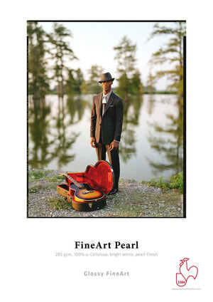 FineArt Pearl Photo Cards 285 gsm, 100% a-Cellulose, bright white 10x15cm 285gsm 30 Blatt