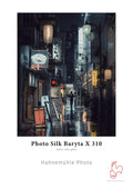 Photo Silk Baryta X 310gsm von Hahnemühle ist eine weiße Baryta Fotopapierrolle mit seidig glänzender Oberfläche