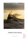 Bamboo Gloss Baryta 305 gsm, 90% Bamboo fibres, 10% Cotton, natural white, high-gloss 50" 1 Roll