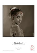 Photo Rag 500 A2 20 Blatt von Hahnemühle, Fine Art Fotopapier aus Baumwollrag, glatt und weiß