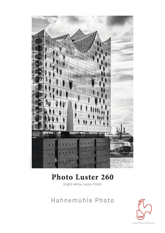 Photo Luster 260 von Hahnemühle Fotopapierrolle mit beschichteter Oberfläche für Fotoabzüge und Dunkelkammer
