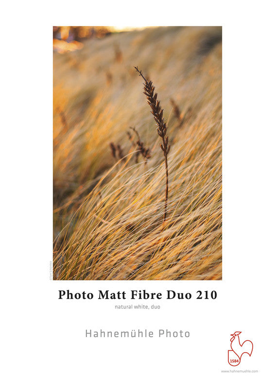 Photo Matt Fibre Duo 210 Hahnemühle Fotopapier mit mattem Finish, faserbasiertem Papier für Drucke und Fotoabzüge