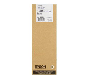 Epson Tinte T596C White - - C13T596C00 T596C Tinte weiss, Inhalt 350 ml f?r Stylus Pro WT 7900 - C13T596C00