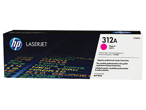 HP Toner CF383A 312A magenta Laserdruck Tonerpatrone für HP Color LaserJet Pro MFP M 470 Serie