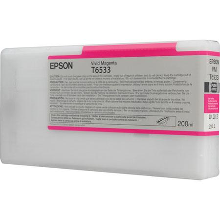 Epson Tinte Magenta 200ml SP 4900 C13T653300 für Farbergänzung im Stylus Pro 4900, 200 ml Tintenflasche