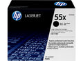 HP Toner CE255X 55X LaserJet schwarzer Toner für HP Drucker, 55X mit CE255X Aufdruck