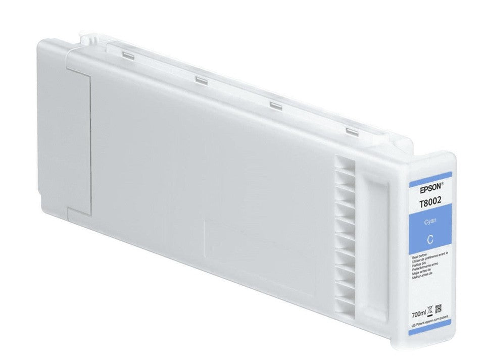 Epson Tinte cyan 700ml SC P10000 und P20000 Großformatdrucker Tintenpatrone mit 700 ml Füllmenge